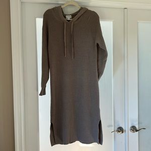 EUC Amazon the Drop Claudia Cuddle Hoodie Midi Sweater Dress